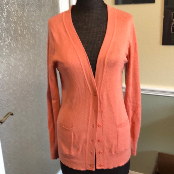 Sonoma long patent cardigan size large